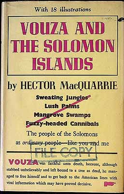 Hector Macquarrie - Vouza and the Solomon Islands,: By Hector MacQuarie -  - KEX0303934