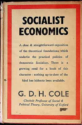 G. D. H. Cole - Socialist Economics -  - KEX0303935