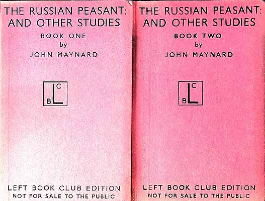 Maynard John - The Russian Peasanrt and other studies Books 1 & 2 Two volumes -  - KEX0304001