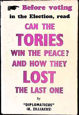 K. (Konni) Zilliacus - Can the Tories win the peace? -  - KEX0304111