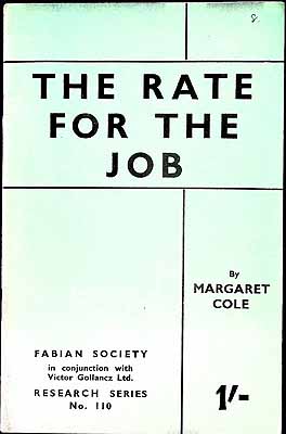 Margaret Cole - The Rate for the Job -  - KEX0304167