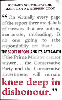 Cook, Stephen, Lloyd, Mark, Norton-Taylor, Richard - Knee Deep In Dishonour: Scott Report and Its Aftermath - 9780575063853 - KEX0304188