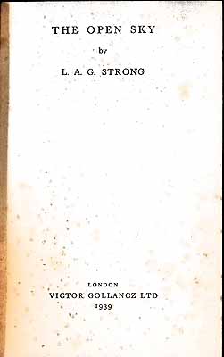Strong L.a.g. - The Open Sky -  - KEX0304677