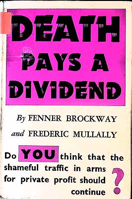 Frederic Mullally Fenner Brockway - Death pays a dividend -  - KEX0304682