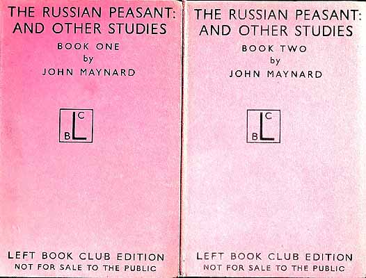 John Maynard - The Russian peasant;: And other studies,Two volumes -  - KEX0304757