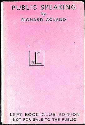 Acland, Richard, - Public speaking -  - KEX0304788