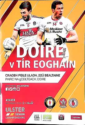  - Doire V Tir Eoghain Pairc na gCeilteach Doire  22U Bealtaine 2016 -  - KEX0307512