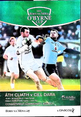  - Atha Cliath V Cill Dara 25 Eanair 2013 Pairc Parnell. Official Programme -  - KEX0308172