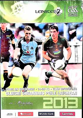  - Dublin V Meath Pairc an Chrocaigh 14/07/2013. Offficial Programme -  - KEX0308323