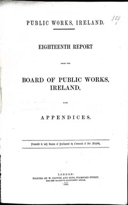  - Eighteenth Report from the Bord og Public Works Ireland with Appendices. -  - KEX0309181