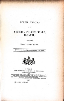  - General Prisons Board Ireland: Sixth Report fro the year 1883-84 -  - KEX0309536