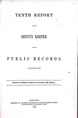  - Tenth Report of the Deputy Keeper of the Public Records 1849 -  - KEX0309629