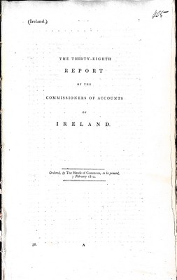  - Public  Accounts ( Ireland ) The Thirty Eight Report of the Commissioners of Accounts of Ireland -  - KEX0309796