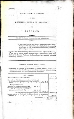  - Public Accounts ( Ireland ) Thirty-Sixth Report of the Commissioners of Account of Ireland -  - KEX0309798