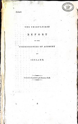  - The Thirty first Report of the Commissioners of Account of Ireland -  - KEX0309819