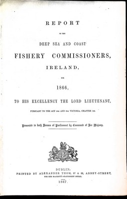  - Report of the Deep Sea and Coast Fishery Commissioners Ireland for 1866 -  - KEX0309901