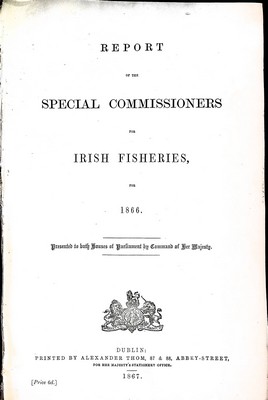  - Report of the Special Commissioners for Irish Fisheries for 1866 -  - KEX0309903