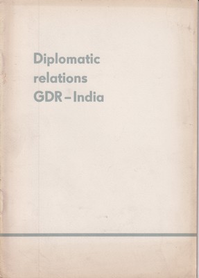  - Diplomatic Relations Gdr-India -  - KMK0017481