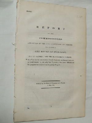 The Commissioners Appointed To Inspect The House Of Industry - [Report of the Commissioners on the House of Industry, Dublin. 1820] -  - KON0823704