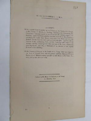  - [Papers relating to the Buliding of St. George's Church Dublin] Two Papers in One: H.C. 77 and H.C. 328 of Session 1831-1832 -  - KON0823730