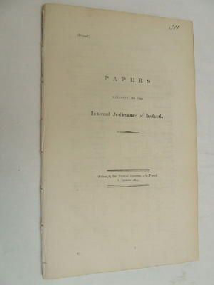  - Papers Relating to the Internal Judicature of Ireland (HOC Paper 15, 1819-1820 -  - KON0825086