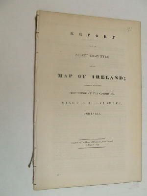 Select Committee - Report on the Map of Ireland (HOC Paper 921, 1853) -  - KON0825095