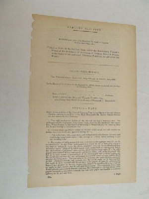 Sir Charles Dilke - Special Case and Judgment in the the Matter of the Athlone Election Petition. (HOC Paper 144, 1874) -  - KON0825142