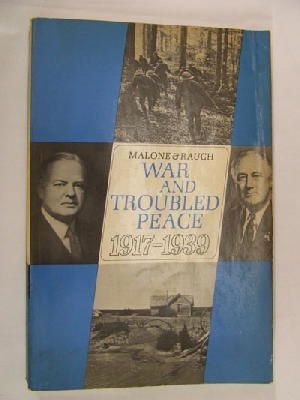 Dumas And Basil Rauch Malone - War and Troubled Peace 1917-1939 Volume 5 -  - KRF0041011