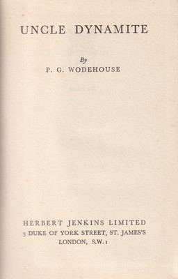 P. G. Wodehouse - Uncle Dynamite - 9780099514084 - KSG0017429