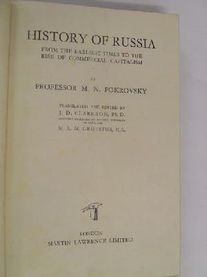 M.N. Pokrovskey - History of Russia -  - KST0001201