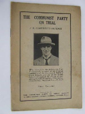 J.R. Campbell - The Communist Party on Trial -  - KST0001206