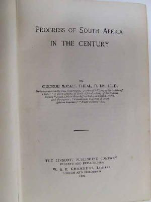 Theal George McCall - Progress of South Africa in the century -  - KST0006190