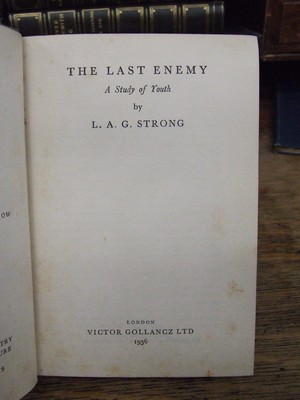 L.A.G. Strong - The Last Enemy, A Study of Youth -  - KTK0094341