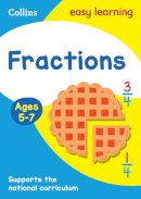 Collins Easy Learning - Fractions Ages 5-7: Ideal for home learning (Collins Easy Learning KS1) - 9780008134440 - V9780008134440