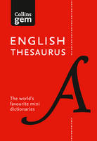 Collins Dictionaries - Collins English Gem Thesaurus: The world´s favourite mini thesaurus (Collins Gem) - 9780008141691 - V9780008141691