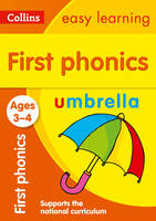 Collins Easy Learning - First Phonics Ages 3-4 (Collins Easy Learning Preschool) - 9780008151638 - V9780008151638