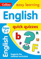 Collins Easy Learning - English Quick Quizzes Ages 5-7 (Collins Easy Learning KS1) - 9780008212537 - V9780008212537