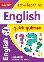Collins Easy Learning - English Quick Quizzes Ages 7-9 (Collins Easy Learning KS2) - 9780008212636 - V9780008212636