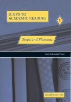 Jean Zukowski-Faust - Steps to Academic Reading 1 - 9780030339875 - V9780030339875