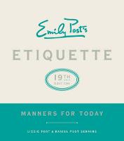 Lizzie Post - Emily Post´s Etiquette: Manners for Today - 9780062439253 - V9780062439253