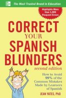 Jean Yates - Correct Your Spanish Blunders - 9780071773003 - V9780071773003