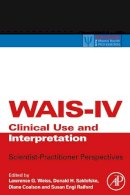 L G (Ed)Et Al Weiss - WAIS-IV Clinical Use and Interpretation - 9780123750358 - V9780123750358