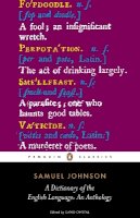 Samuel Johnson - A Dictionary of the English Language: an Anthology - 9780141441573 - V9780141441573