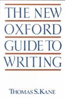 Thomas S. Kane - New Oxford Guide Writing P - 9780195090598 - V9780195090598