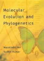 Nei, Masatoshi; Kumar, Sudhir - Molecular Evolution and Phylogenetics - 9780195135855 - V9780195135855