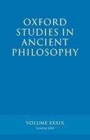 Brad Inwood - Oxford Studies in Ancient Philosophy - 9780199597123 - KSG0032703