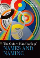 Carole Hough - The Oxford Handbook of Names and Naming - 9780199656431 - V9780199656431