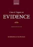 Roderick Munday - Cross & Tapper on Evidence - 9780199668601 - V9780199668601