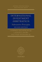 Professor Campbell McLachlan - International Investment Arbitration: Substantive Principles - 9780199676798 - V9780199676798