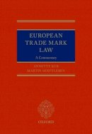 Annette Kur - European Trade Mark Law - 9780199680443 - V9780199680443